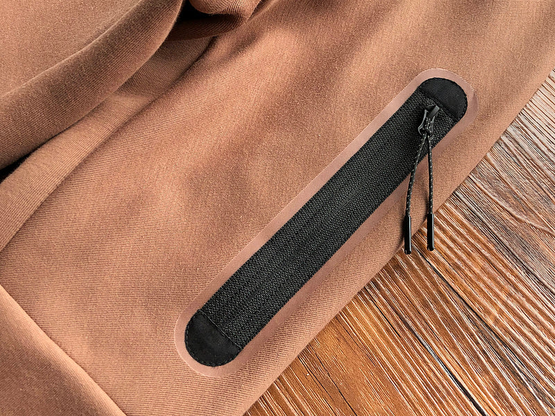 NIKE TECH FLEECE HOODIE x ARCHEO BROWN