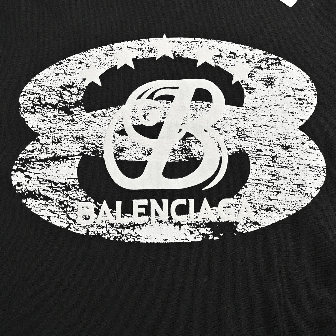 Balenciaga T-Shirt - Distressed Logo