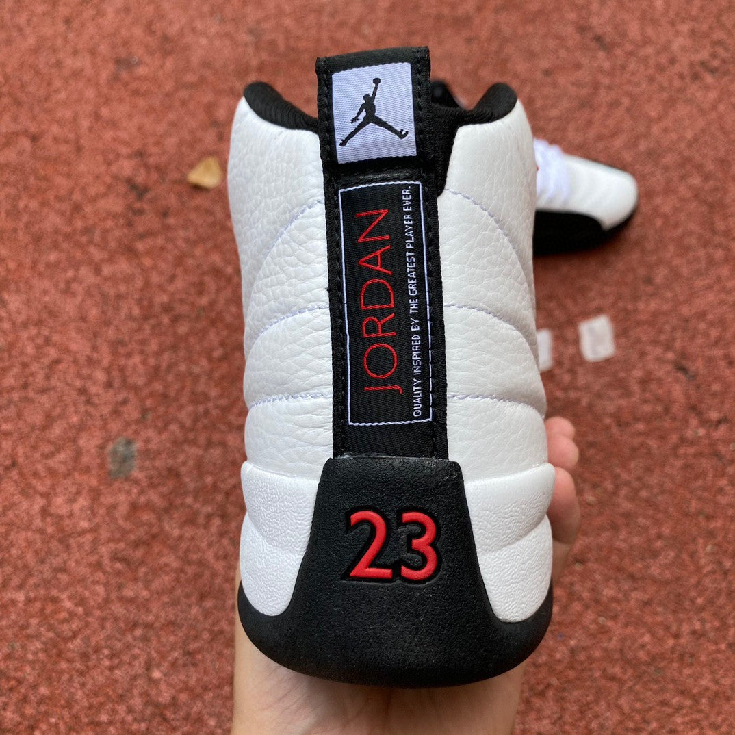 Jordan 12 Retro 'White/Black/Red'