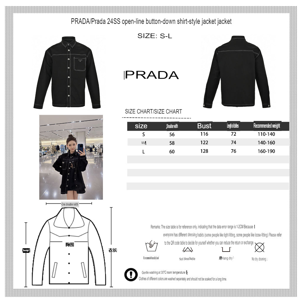 Prada Black Button-Up Shirt