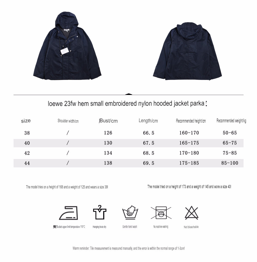 Loewe Hooded Jacket - Navy