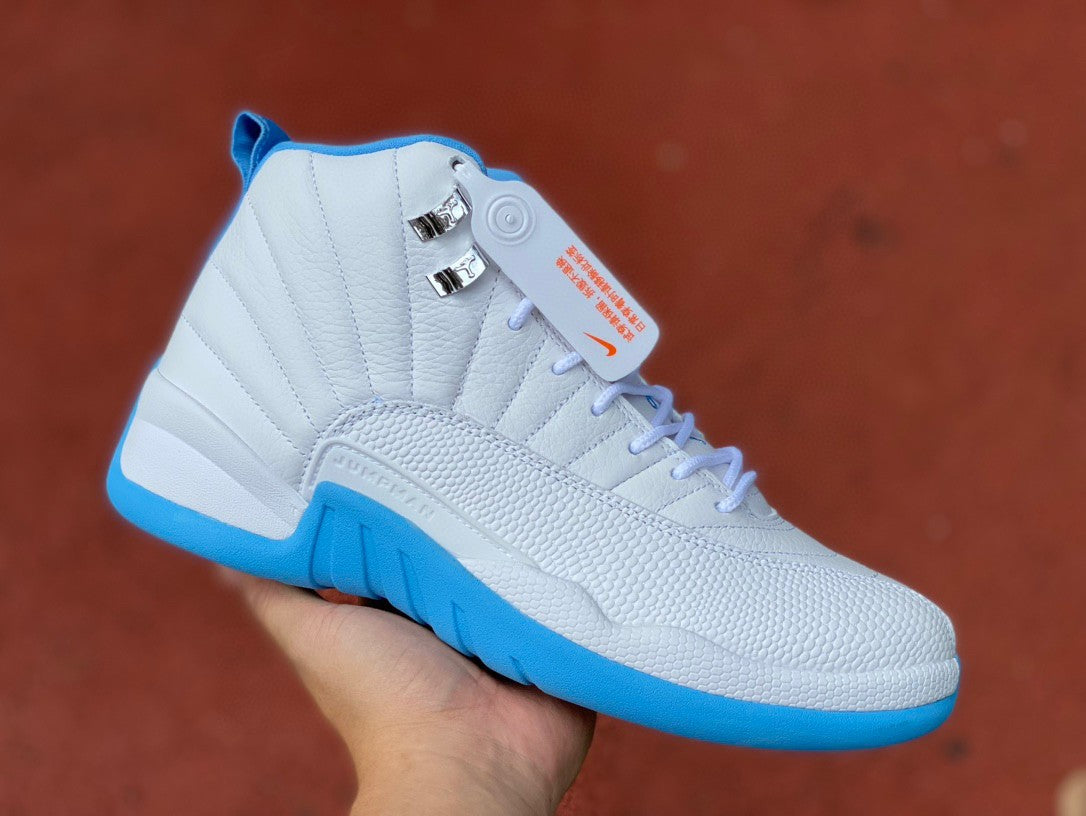 Jordan 12 Retro 'White/University Blue'