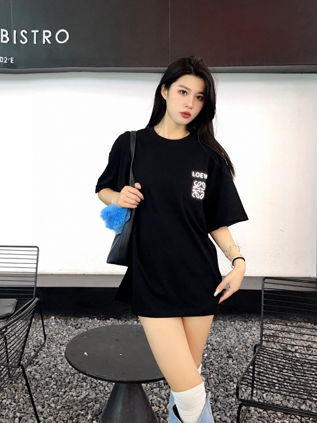 Loewe Black Pocket T-Shirt