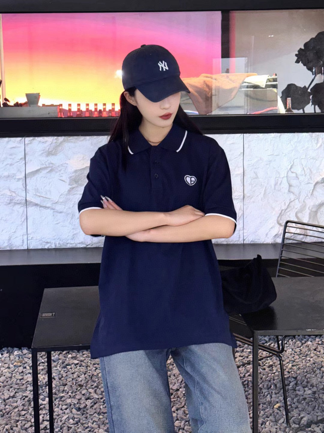 Dior Navy Polo Shirt