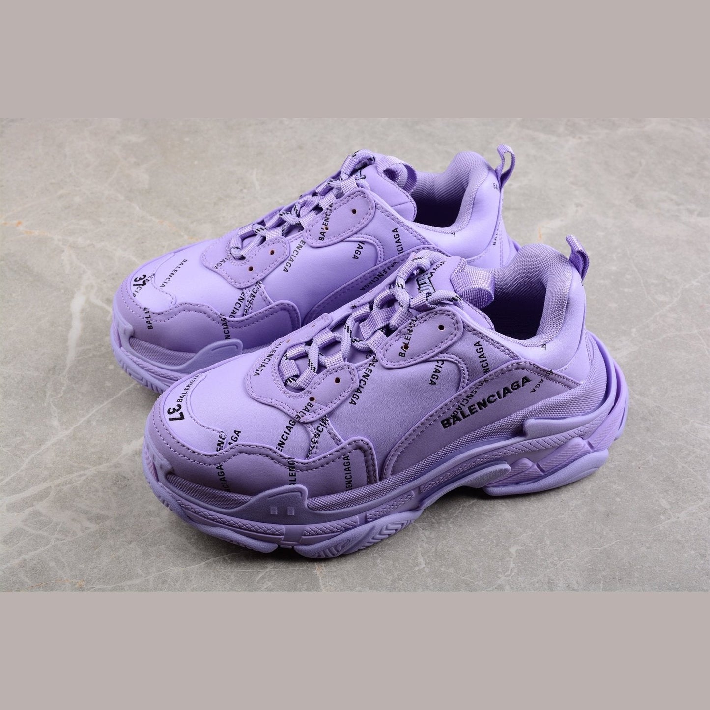 BALENCIAGA TRIPLE S x PURPLE