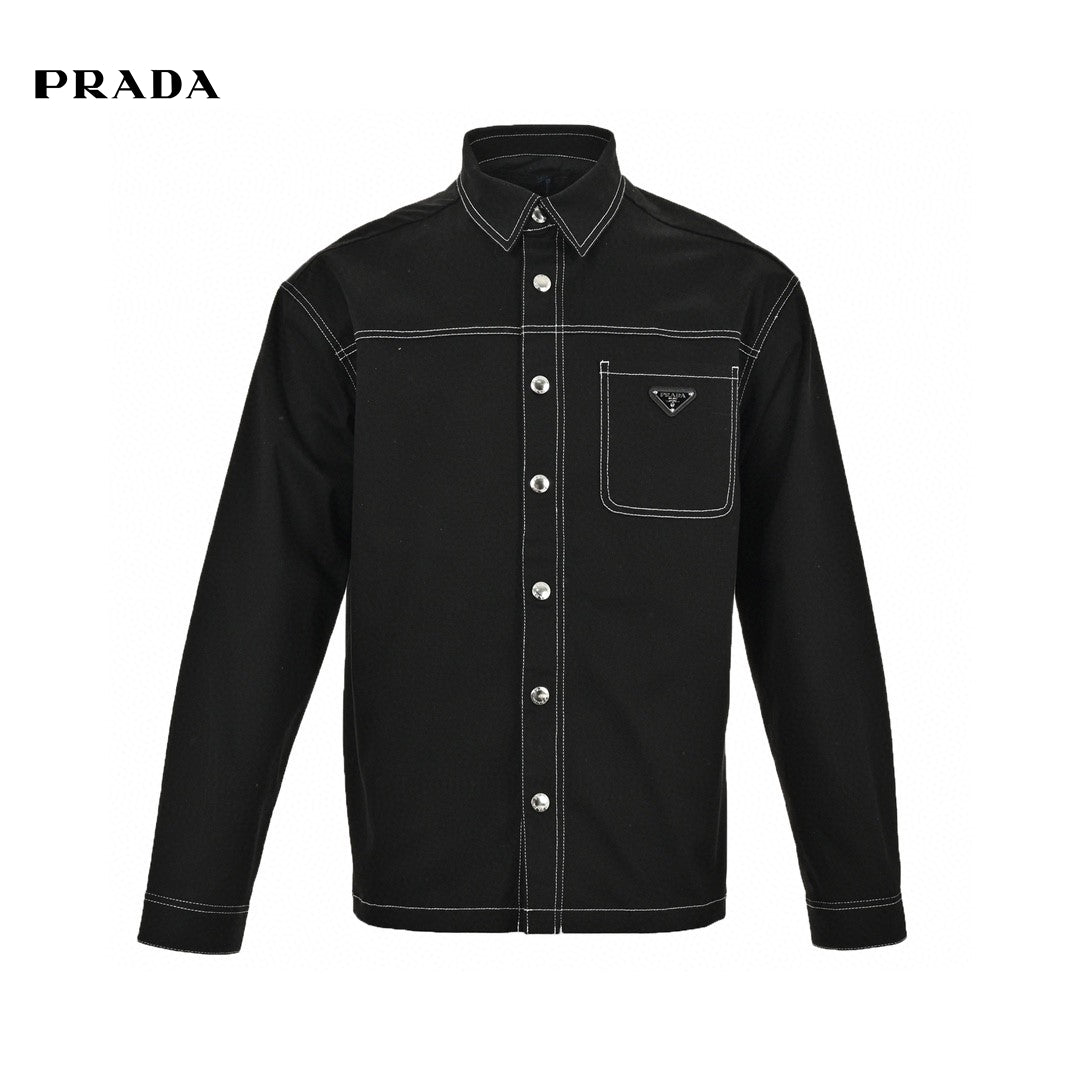 Prada Black Button-Up Shirt