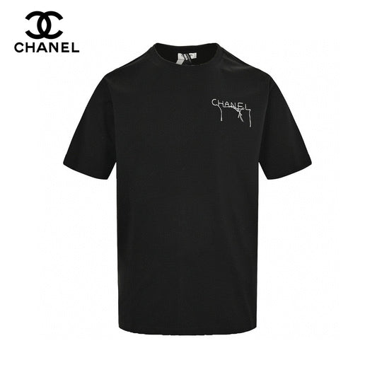 Chanel Logo T-Shirt (Black)