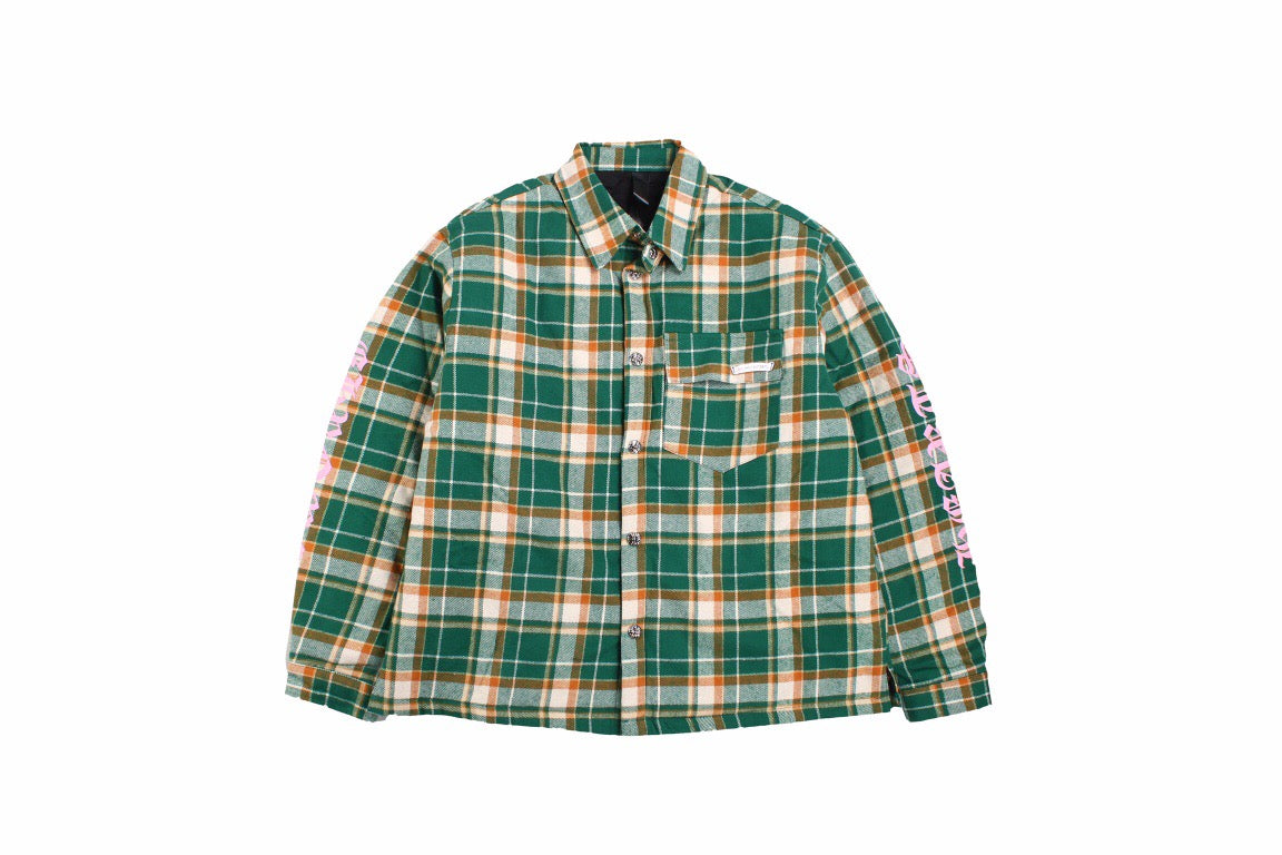 Burberry Green Plaid Shirt