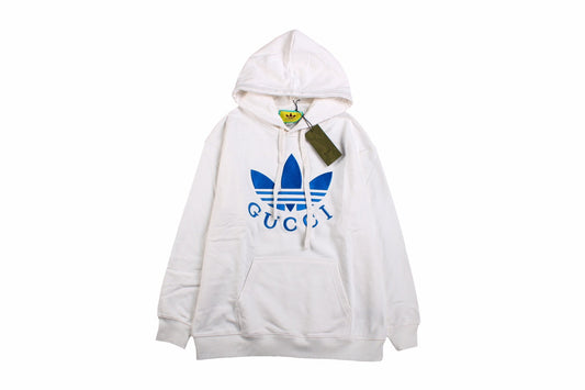 Gucci x Adidas White Hoodie