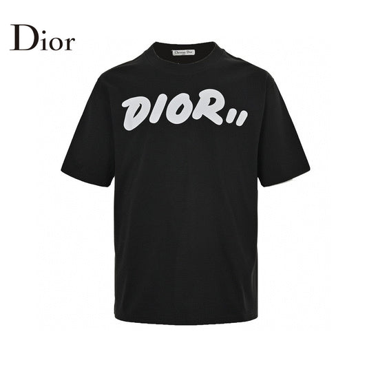 Dior Oversized Logo Black T-Shirt