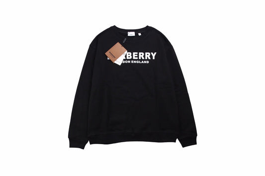 Burberry Black Sweatshirt with Logo