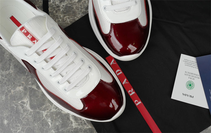 PRADA AMERICA'S CUP BURGUNDY WHITE