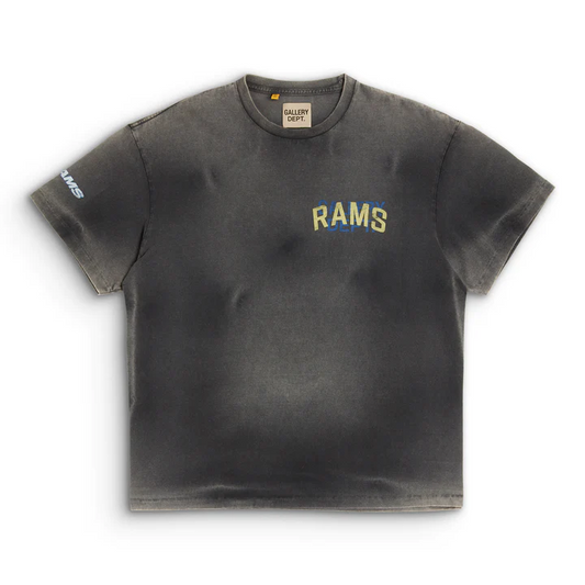 Gallery Dept. x LA Rams Sun Faded Black Tee