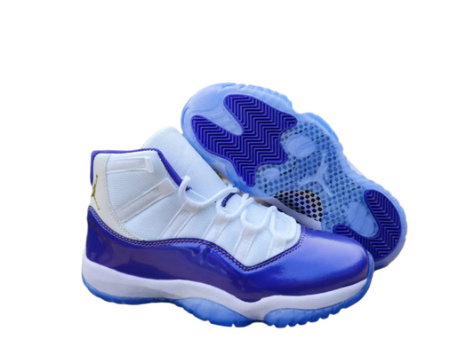 JORDAN 11 Purple and White