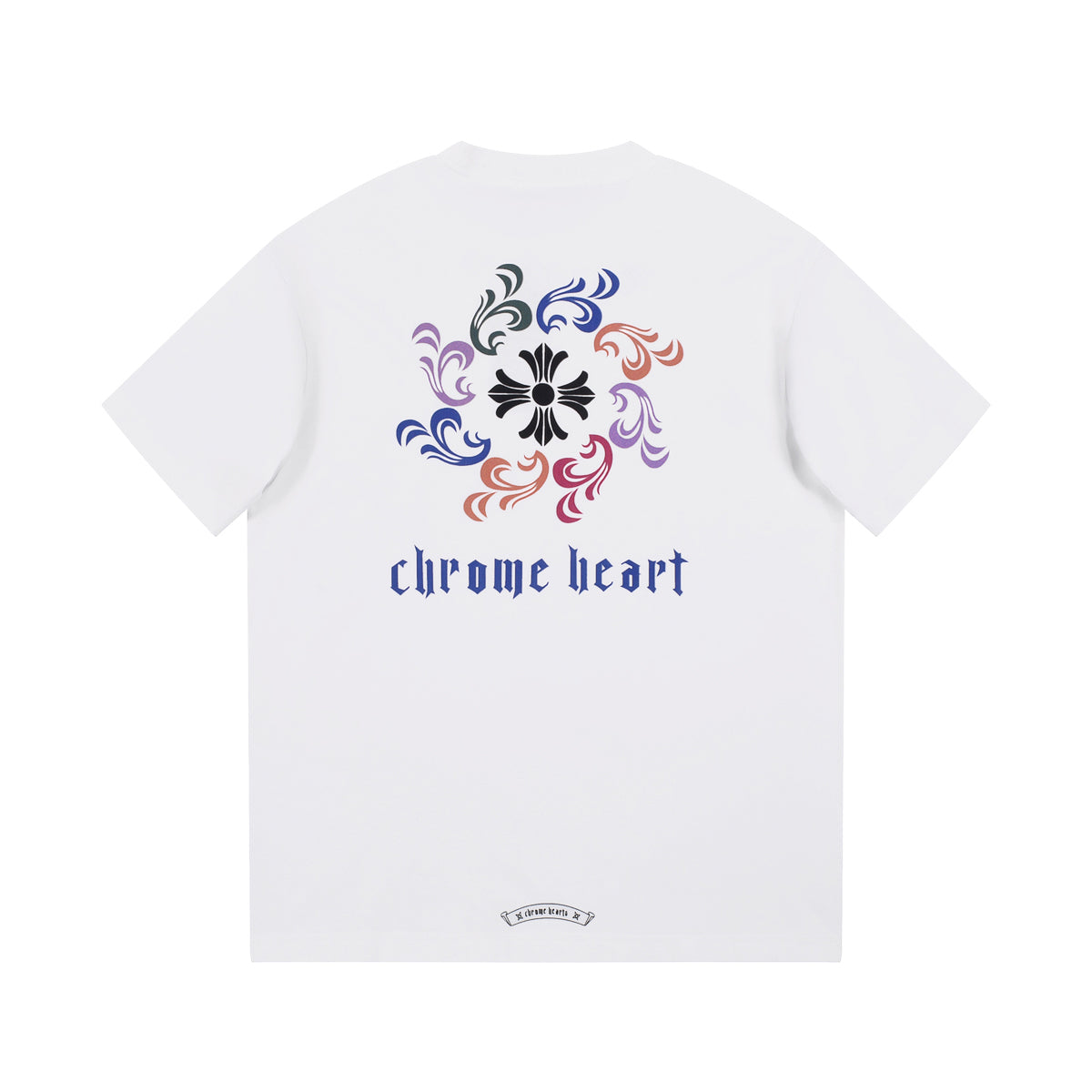 CHROME HEARTS LOGO COLLAR T-SHIRT WHITE