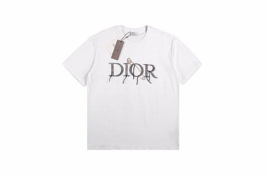 Dior T-Shirt with Tools and Logo Design