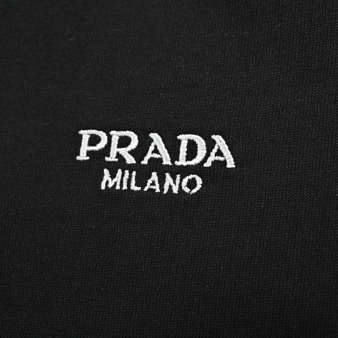 PRADA MILANO T-SHIRT BLACK