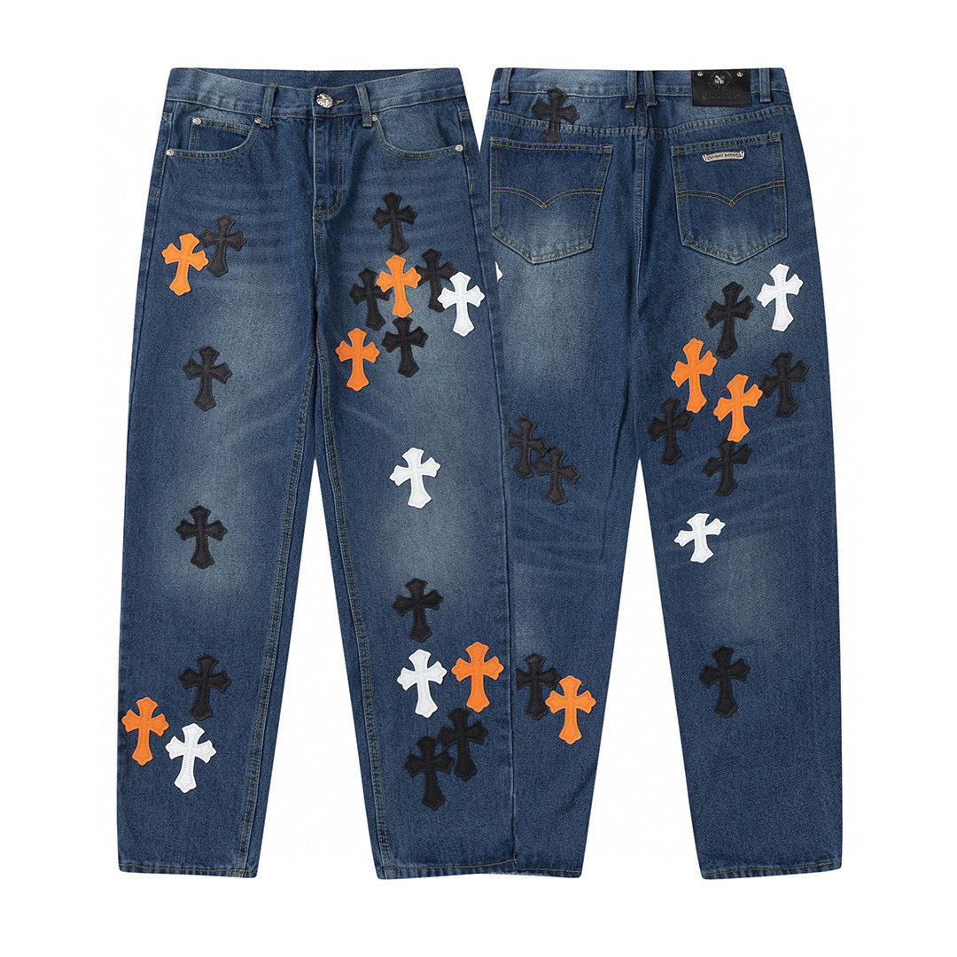 CHROME HEARTS CROW HEARTS JEANS DENIM