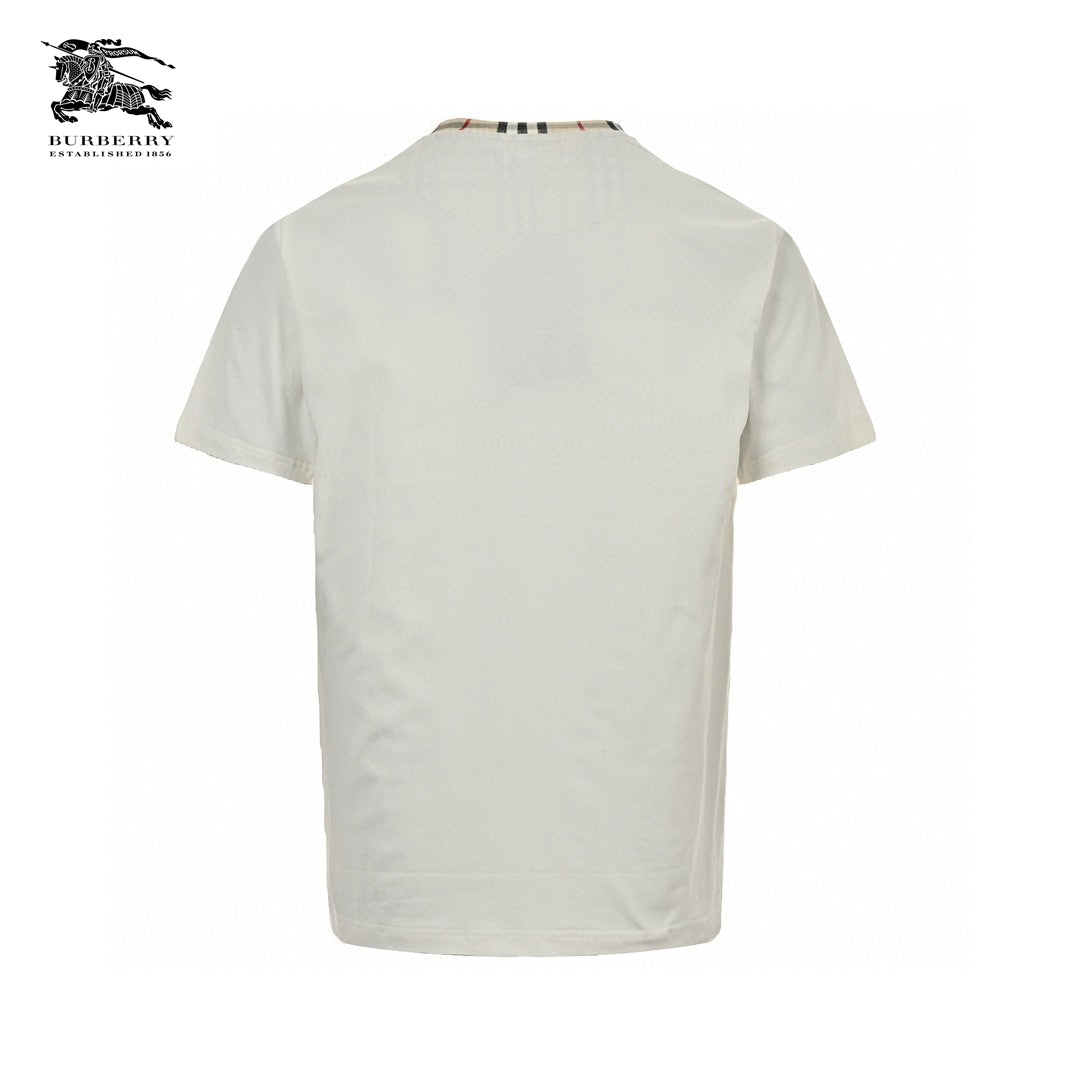 Burberry Embroidered Logo T-Shirt (White)