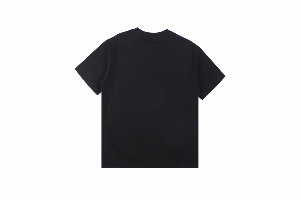 Dior Color Splash Graphic T-Shirt - Black