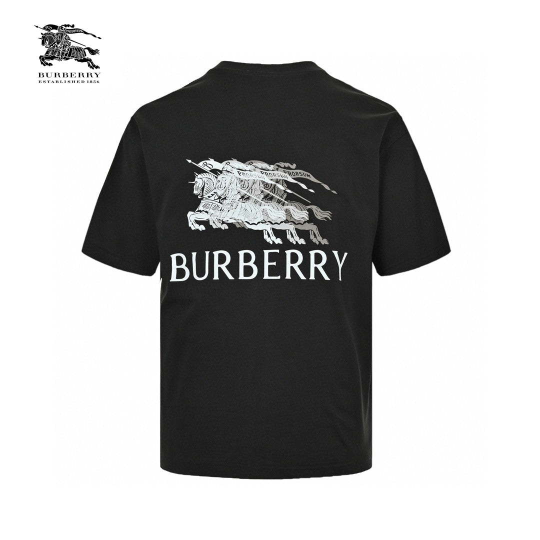 Burberry Knight Motion Logo Black T-Shirt