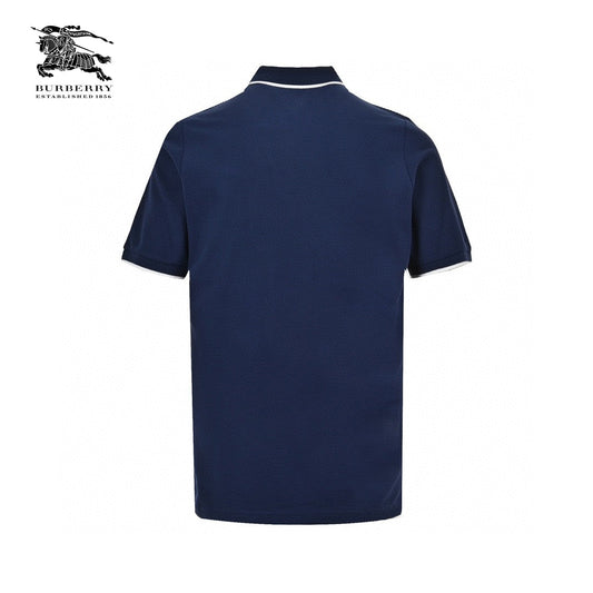 Burberry England Polo Shirt (Navy Blue)