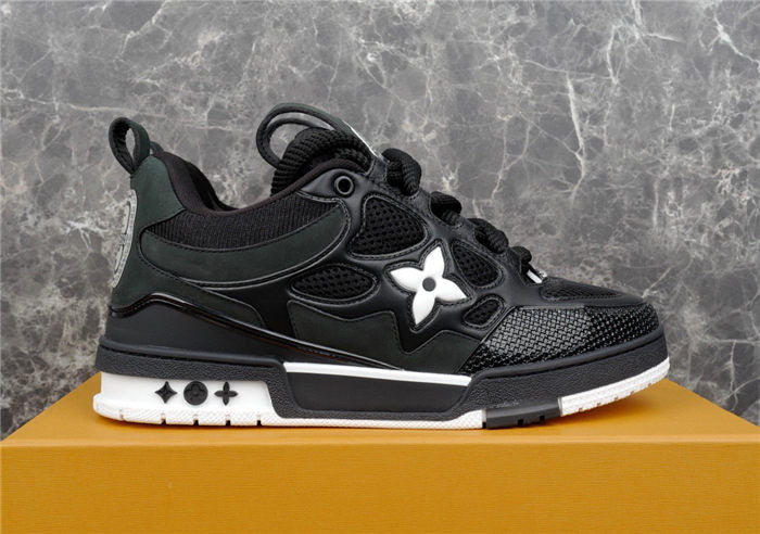 LOUIS VUITTON LV SKATE SNEAKER BLACK WHITE