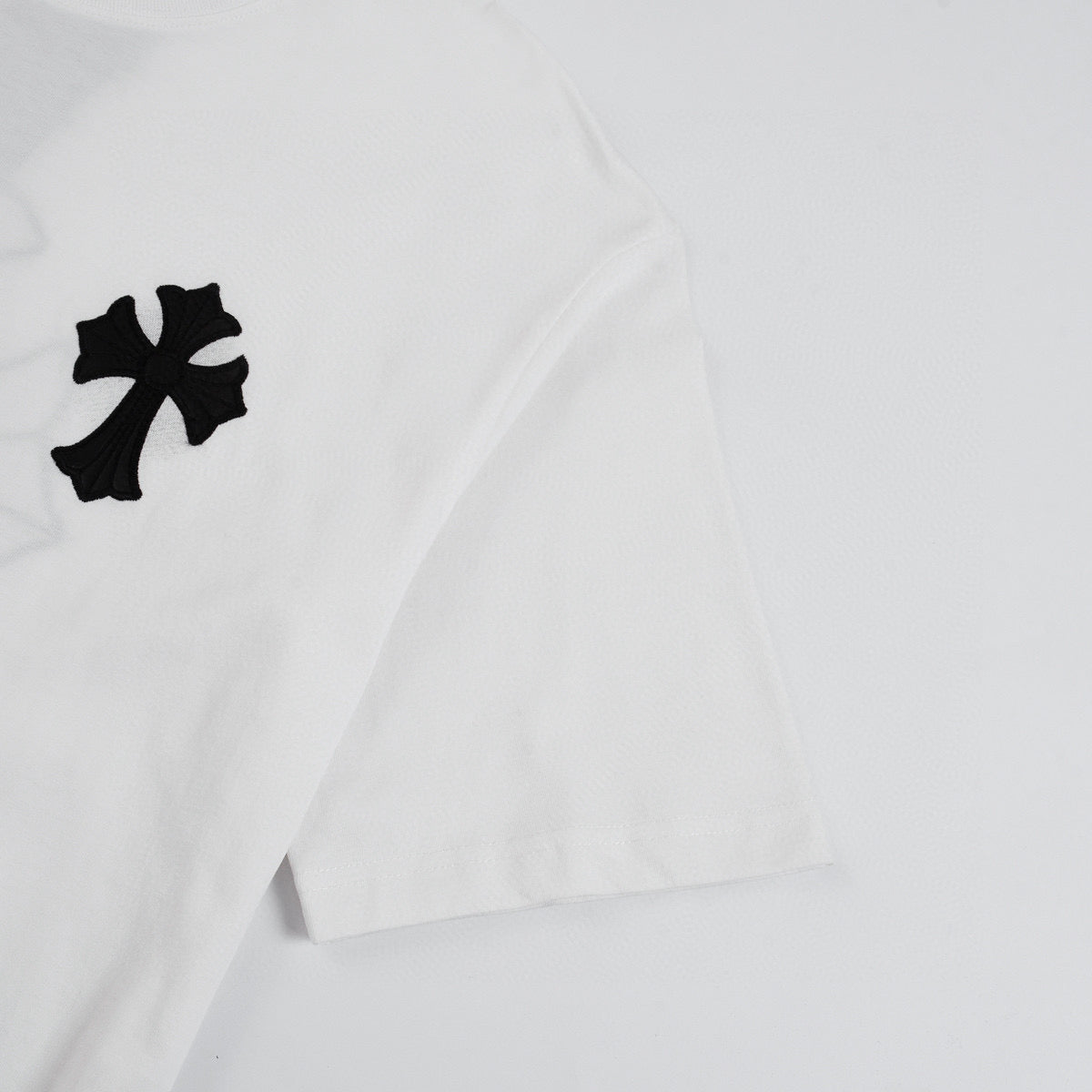 CHROME HEARTS BLACK CROSS T-SHIRT WHITE