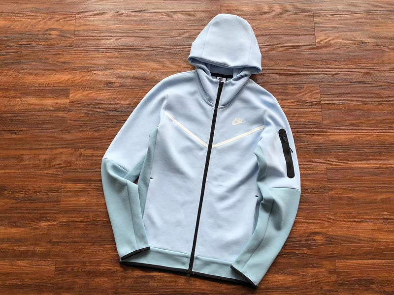 NIKE TECH FLEECE HOODIE x CELESTINE BLUE