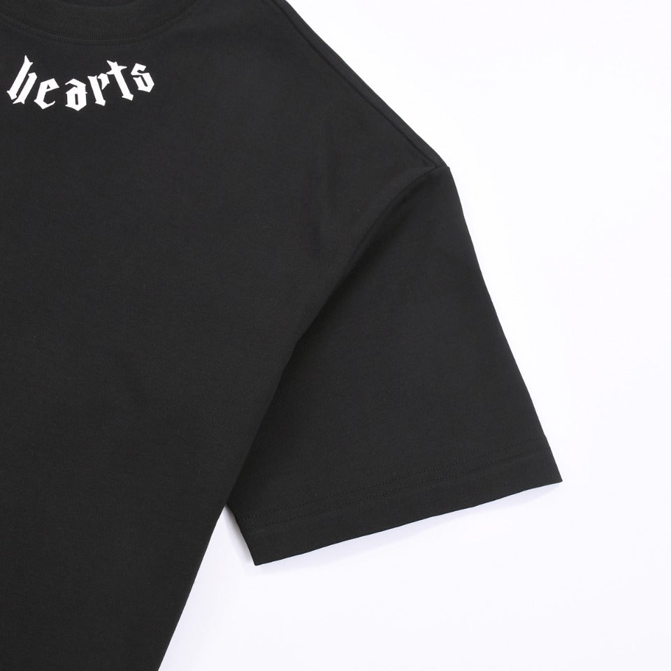 CHROME HEARTS LOGO COLLAR T-SHIRT BLACK