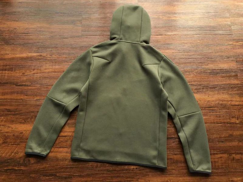 NIKE TECH FLEECE HOODIE x ARMY GREEN