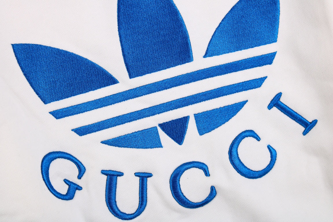 Gucci x Adidas White Hoodie