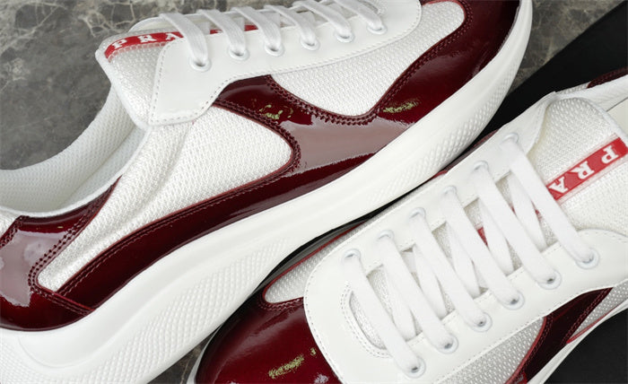 PRADA AMERICA'S CUP BURGUNDY WHITE