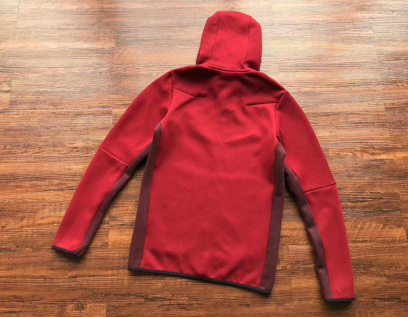 NIKE TECH FLEECE HOODIE x BERRY/POMEGRANATE