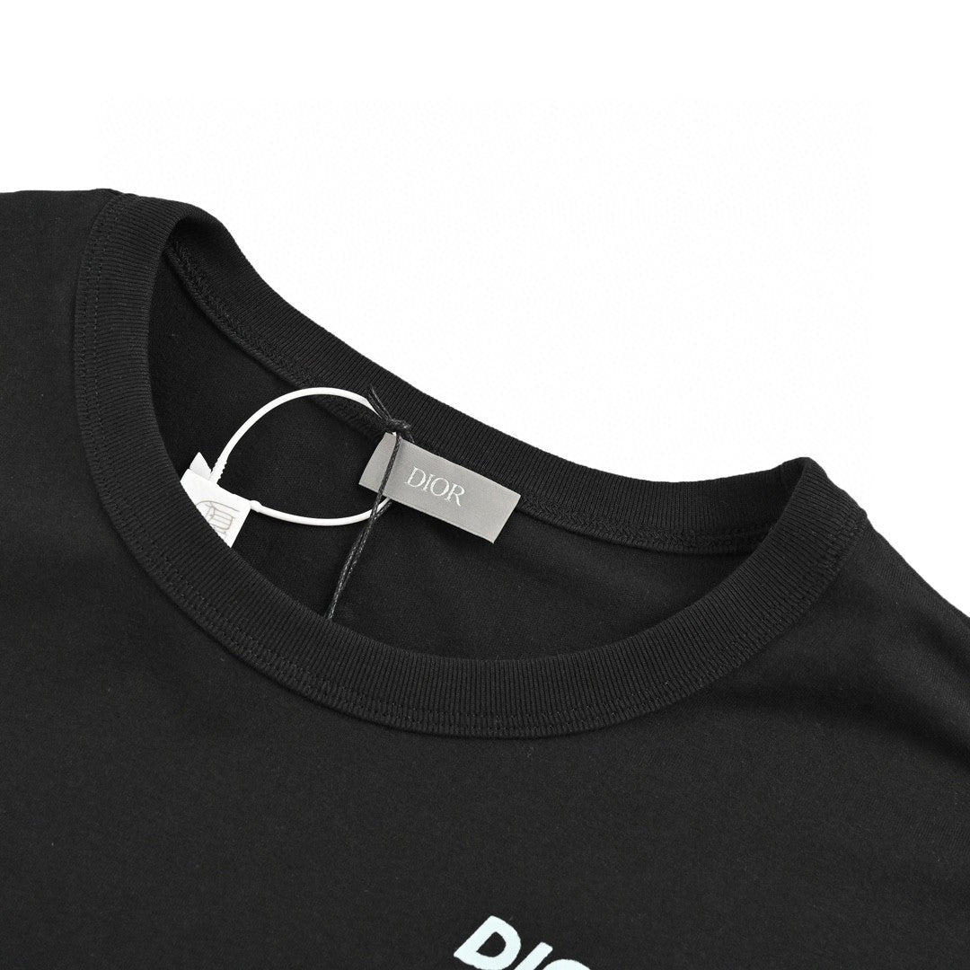 Dior T-Shirt - Multicolor Vertical Logo