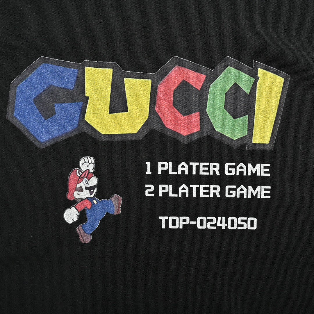 Gucci Retro Game T-Shirt (Black)