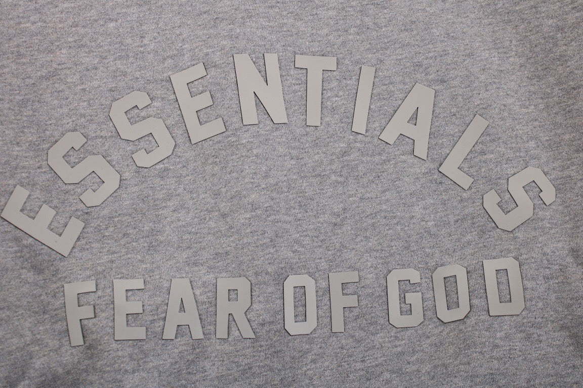 Fear of God Essentials Hoodie - Grey with Yellow Hood