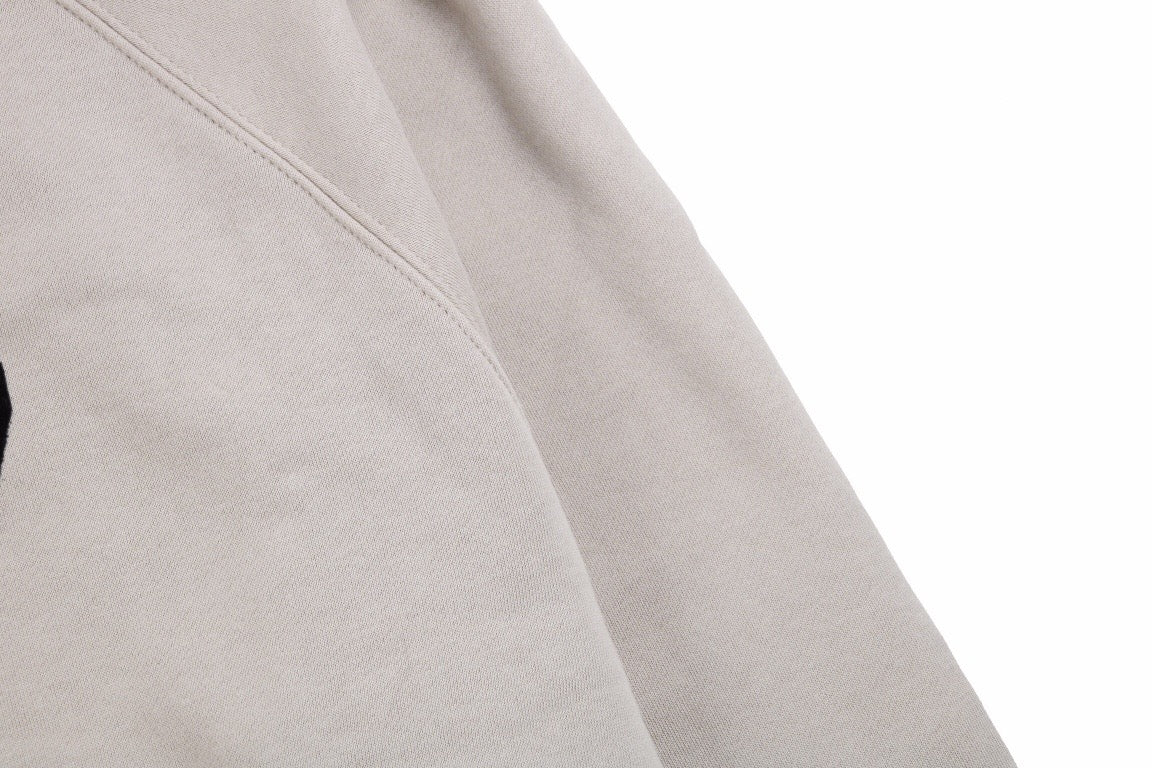 FEAR OF GOD ESSENTIALS "1977" HOODIE STONE GREY