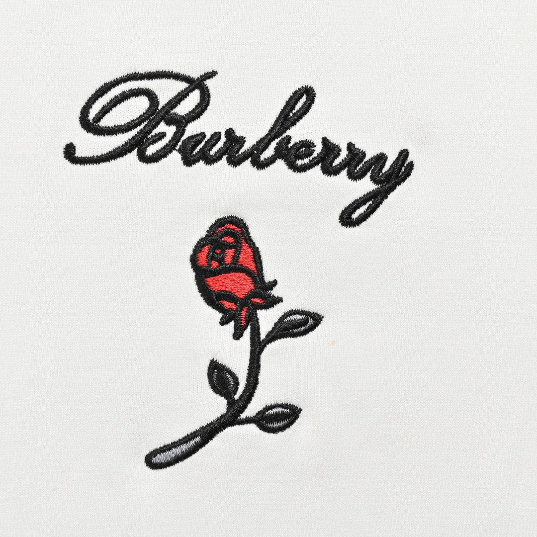 Burberry Rose Logo T-Shirt (White)