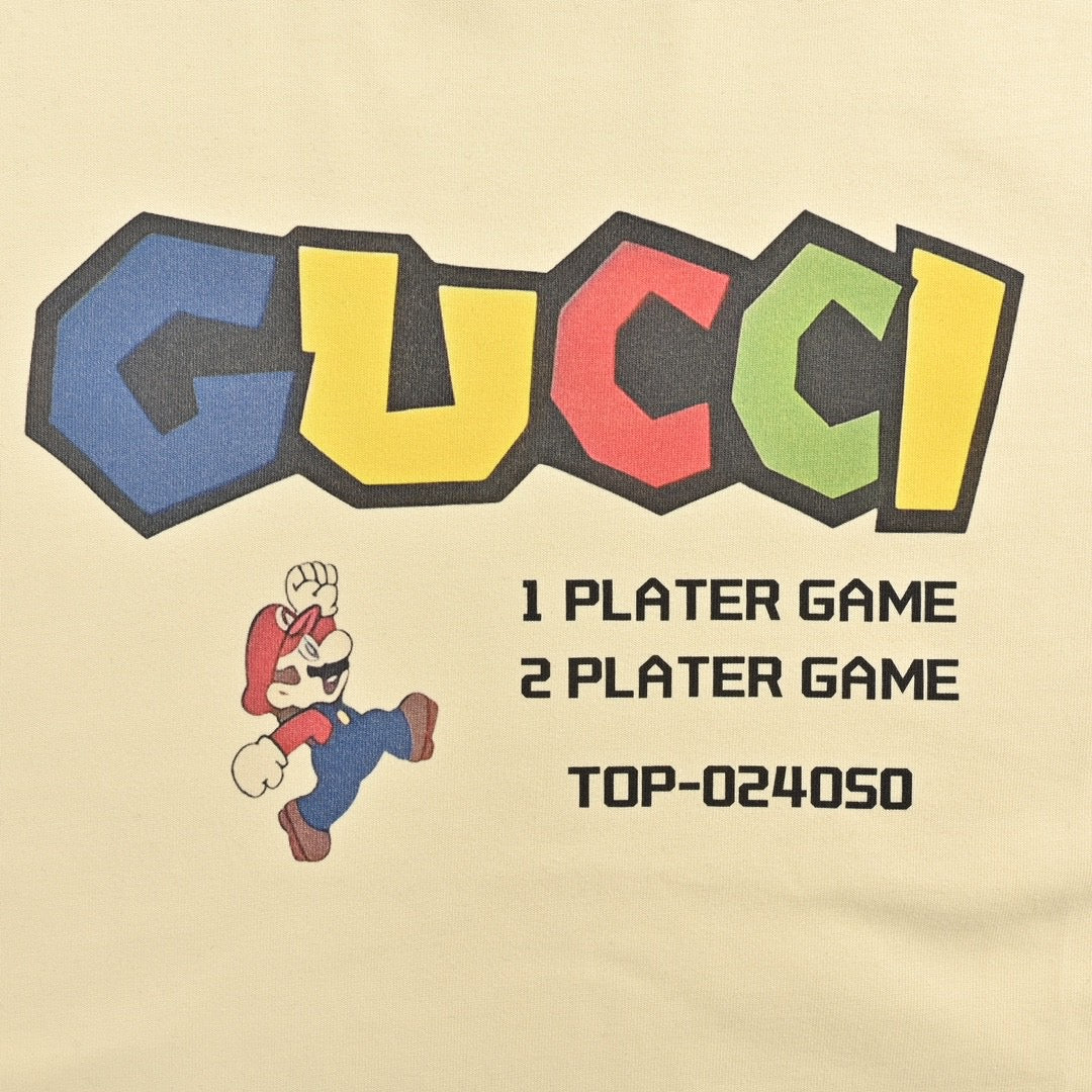 Gucci Retro Game T-Shirt (Cream)