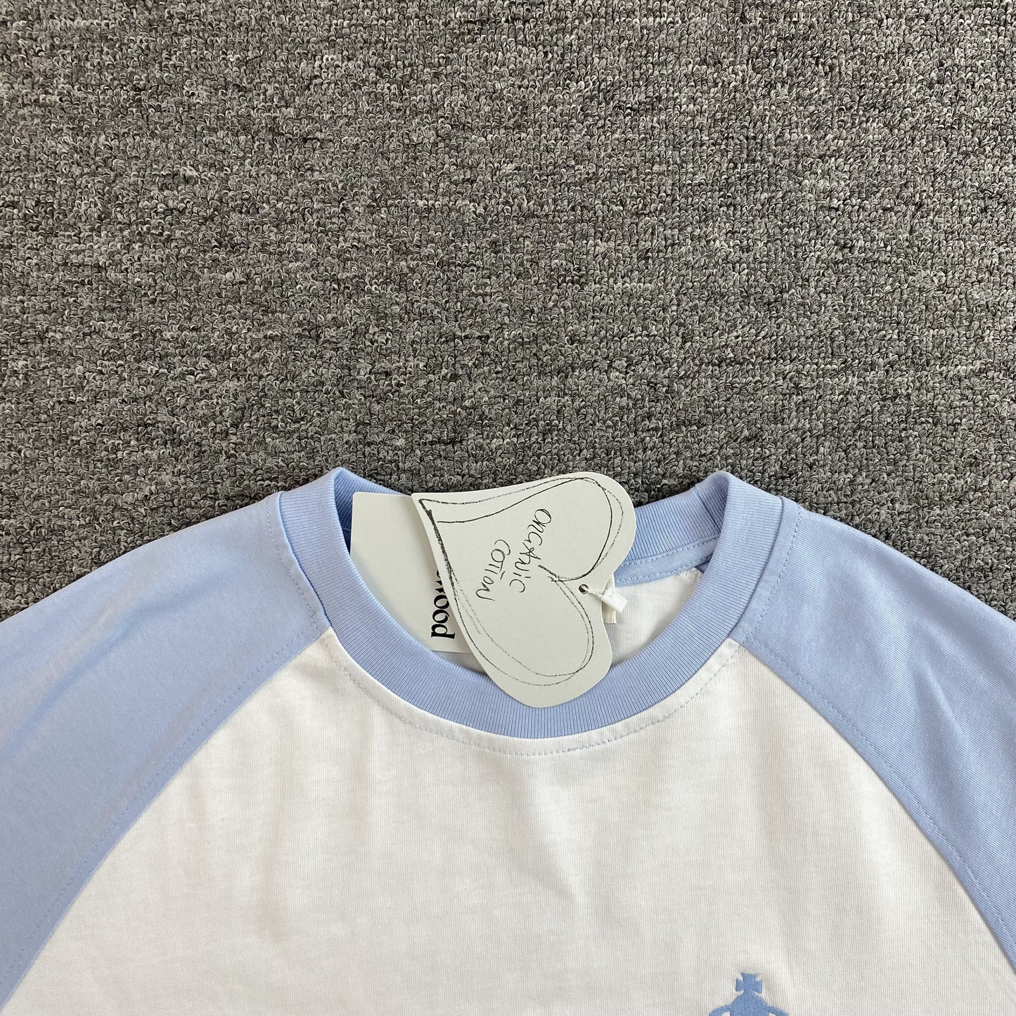 VIVIENNE WESTWOOD T-SHIRT WHITE BABY BLUE