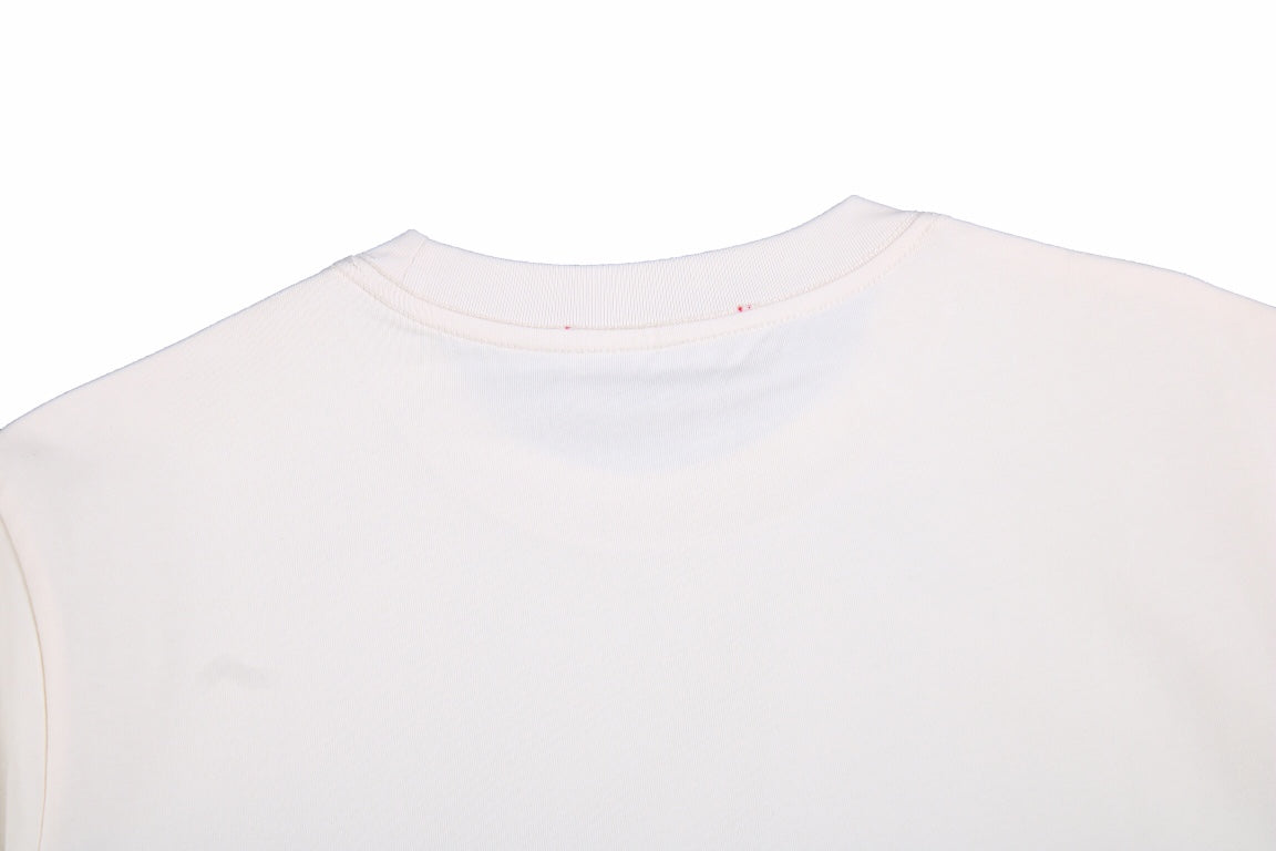 GUCCI x BALENCIAGA DRIP LOGO T-SHIRT CREAM