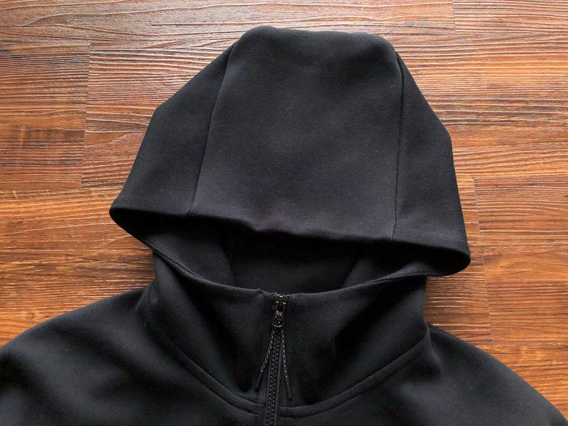 NIKE TECH FLEECE HOODIE x BLACK/GREY