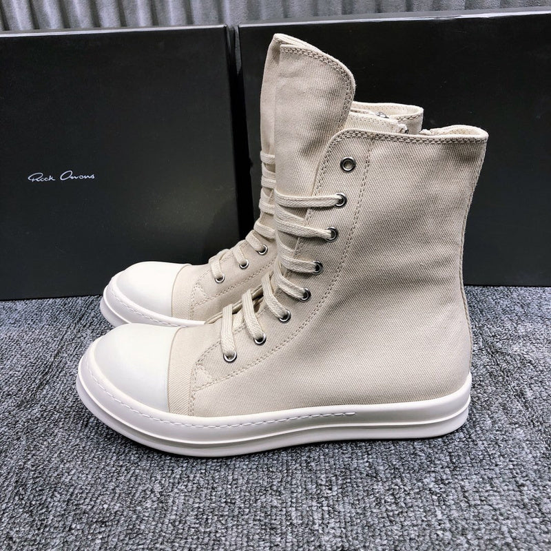 High-Top Canvas Sneakers