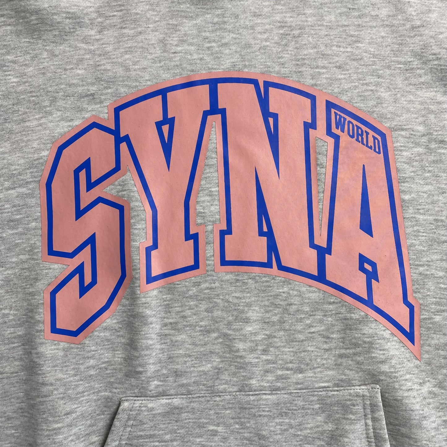 SYNA WORLD COLLEGE HOODIE GREY