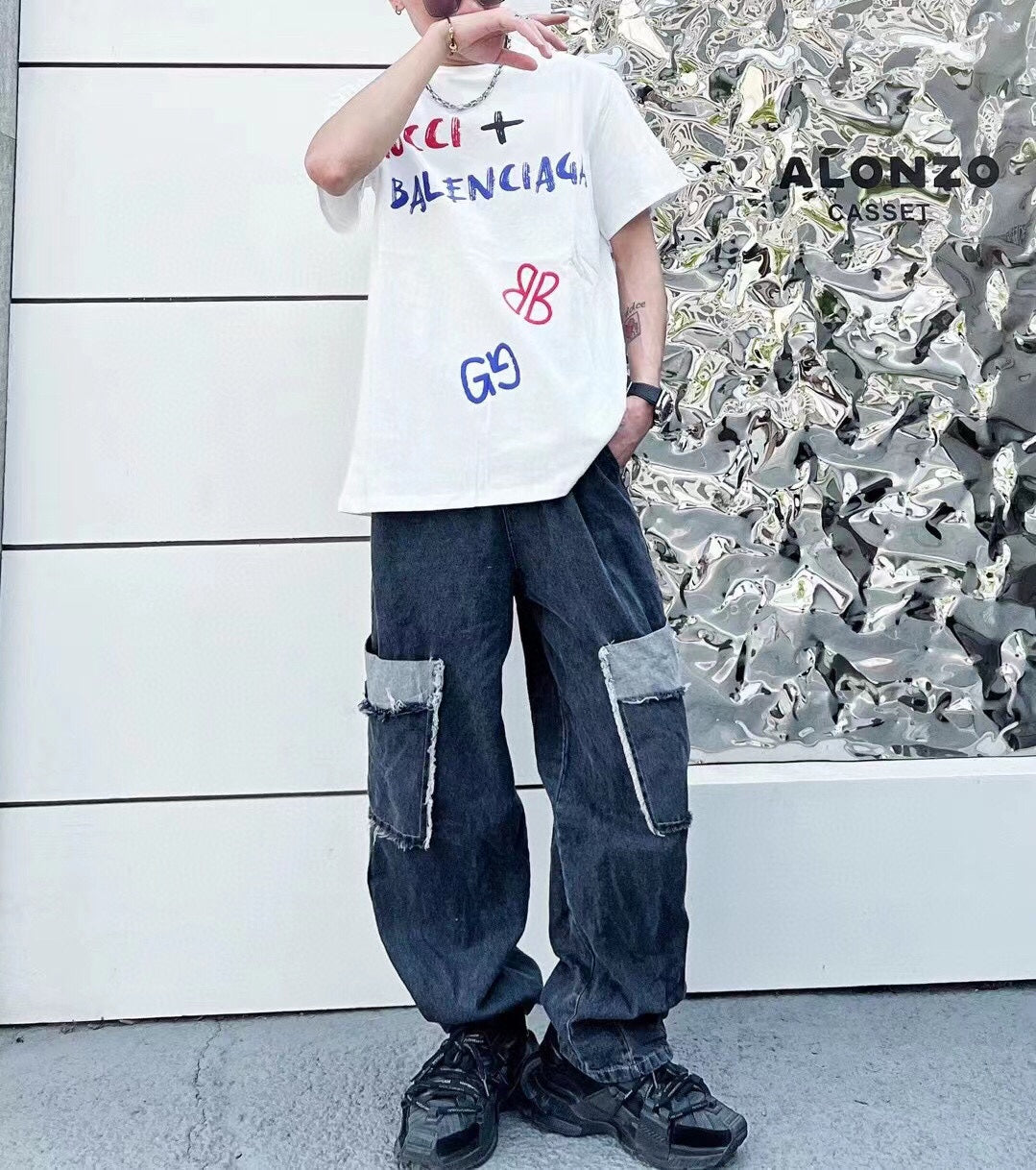 GUCCI x BALENCIAGA T-SHIRT WHITE