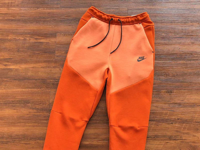 NIKE TECH FLEECE PANTS x CAMPFIRE ORANGE