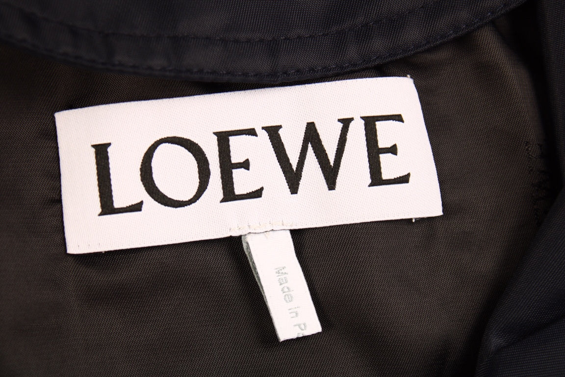 Loewe Hooded Jacket - Navy