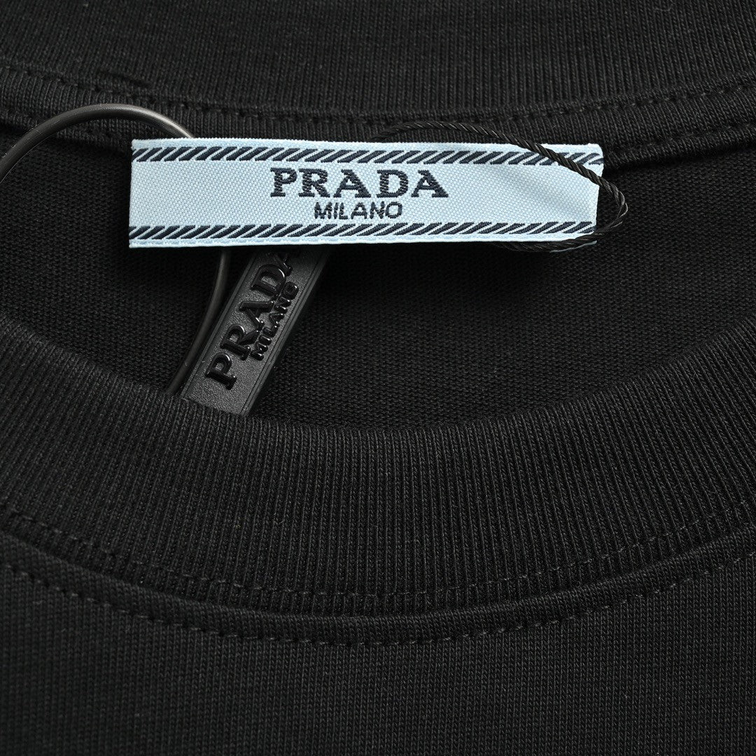 Prada Logo T-Shirt (Black)