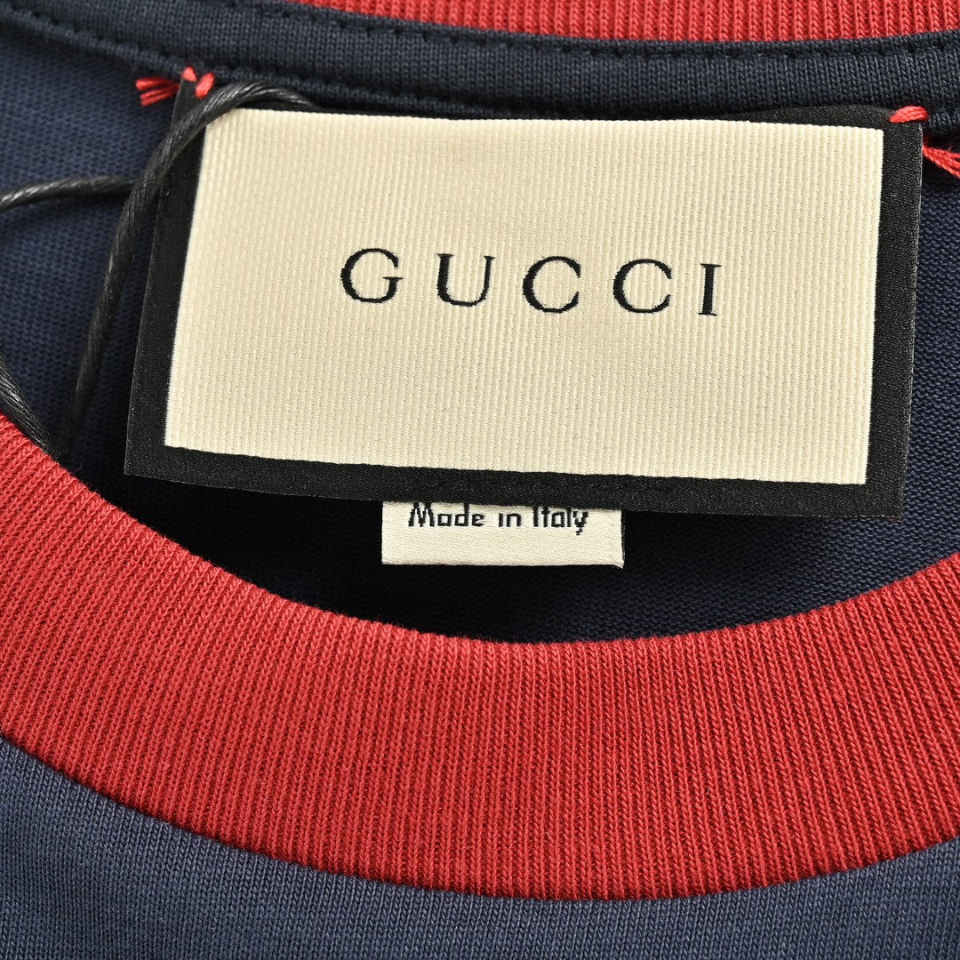 Gucci Cherry Logo Navy T-Shirt